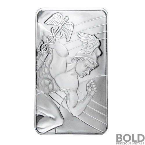 100 oz Sunshine Mercury Silver Bar