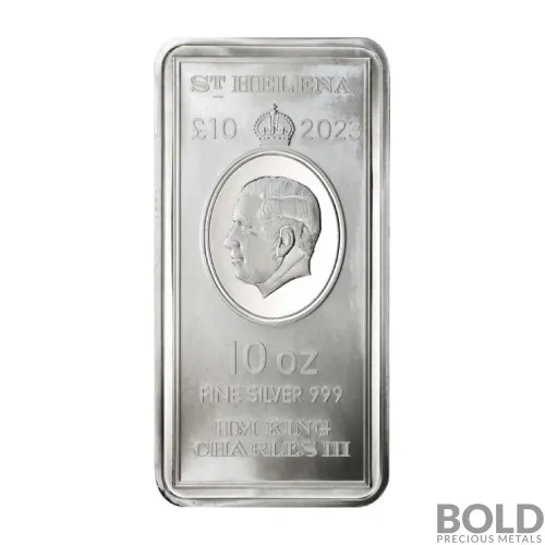 2023 10 oz St. Helena King's Virtues Victory Silver Coin (BU)