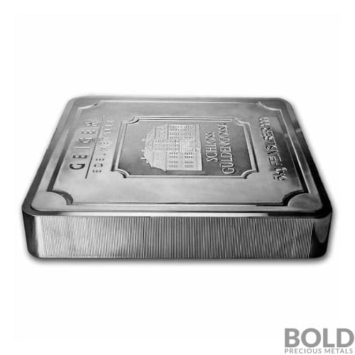5 Kilo Geiger Edelmetalle Square Silver Bar (Original)