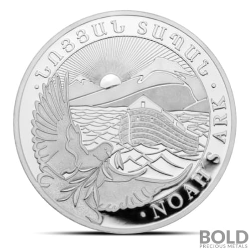 2024 1 Kilo Armenia Noah's Ark Silver Coin (BU)