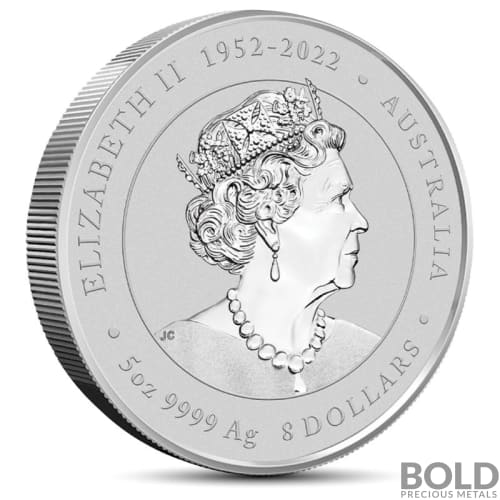 2024 5 oz Perth Lunar Year of the Dragon Silver Coin (BU)