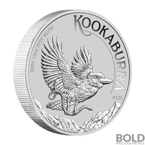 2024 10 oz Perth Kookaburra Silver Coin (BU)