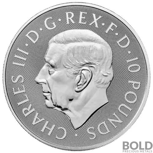 2024 10 oz British Tudor Beasts: Seymour Unicorn Silver Coin