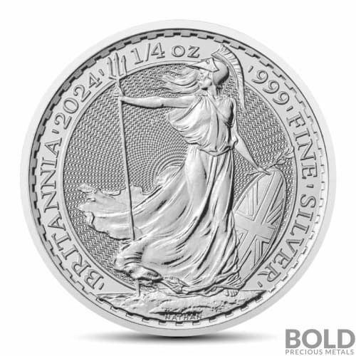 2024 1/4 oz British Royal Mint Britannia Silver Coin (BU)