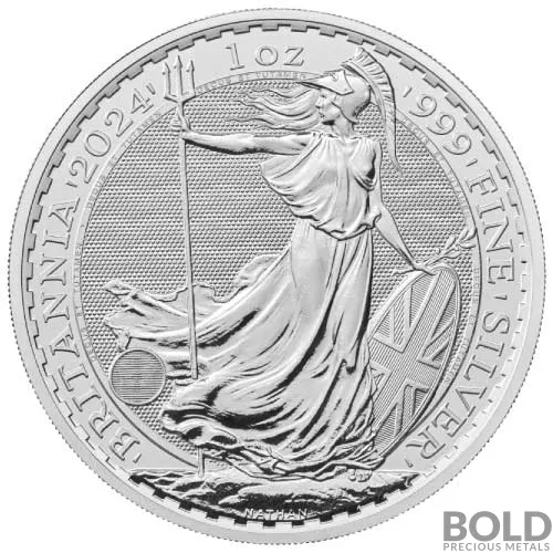 2024 1 oz British Silver Britannia Monster Box (500 Coins, BU)