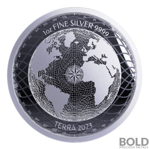 2023 1 oz Niue Terra Silver Coin (Prooflike)