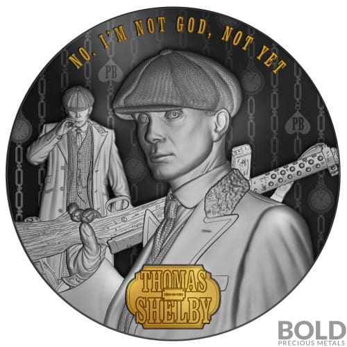 2023 2 oz Niue Peaky Blinders Thomas Shelby Silver Coin (Proof)