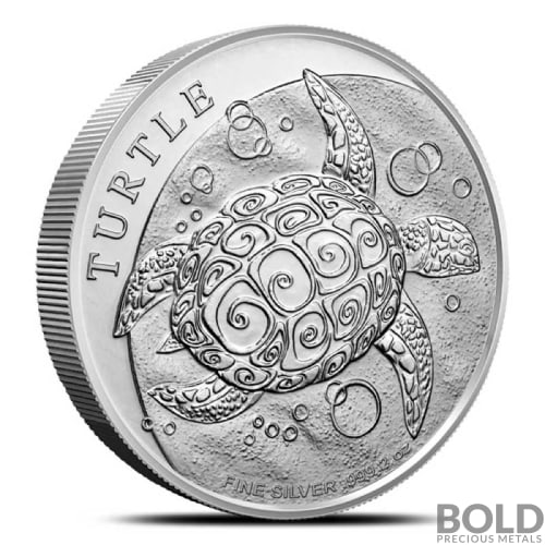 2024 2 oz Niue Hawksbill Sea Turtle Silver Coin (BU)