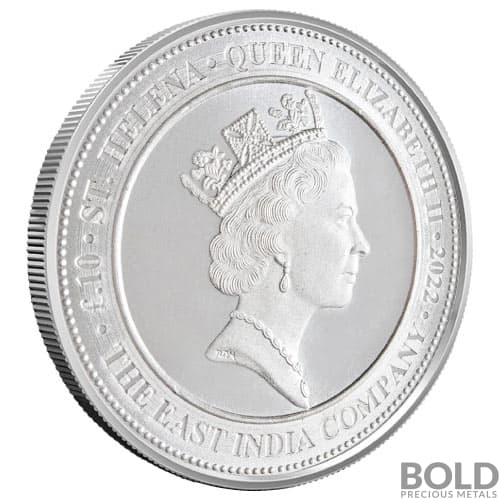 2023 1/10 oz St. Helena Spade Guinea Silver Coin (BU)