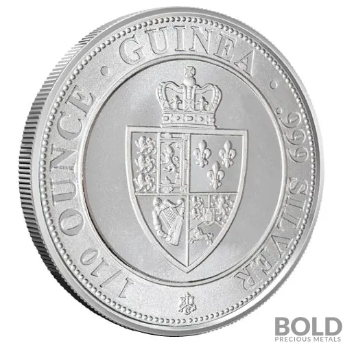 2023 1/10 oz St. Helena Spade Guinea Silver Coin (BU)