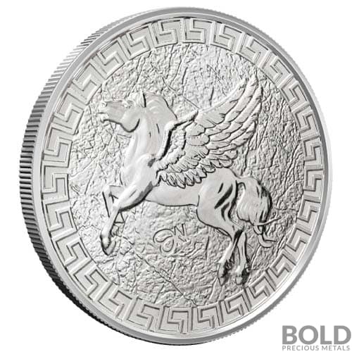 2023 1 oz St Helena Pegasus Jennie Norris Silver Coin (BU)