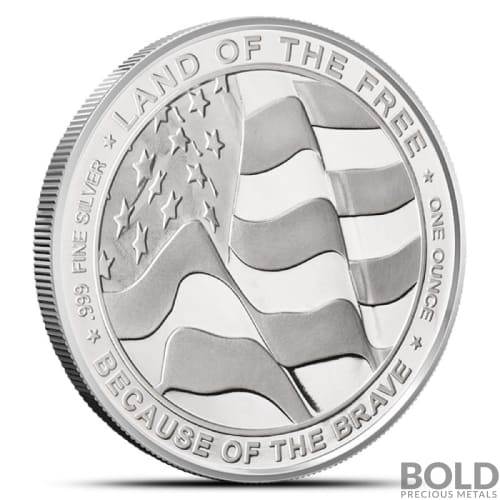 1 oz United States Armed Forces Army Silver Round