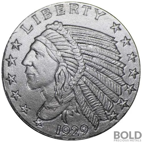 Silver 2 oz Incuse Indian Round