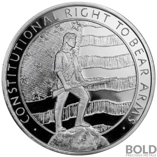 5 oz Second Amendment Silver Round