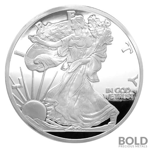 Silver 5 oz Eagle Round (Highland Mint)