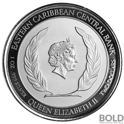 2022 1 oz EC8 St Vincent Grenadines War Ship Silver Colored Proof Coin