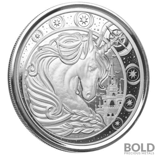 2023 Silver 1 oz Ghana Unicorn BU