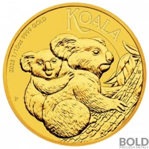 2023 Gold 1/10 oz Perth Koala BU Coin
