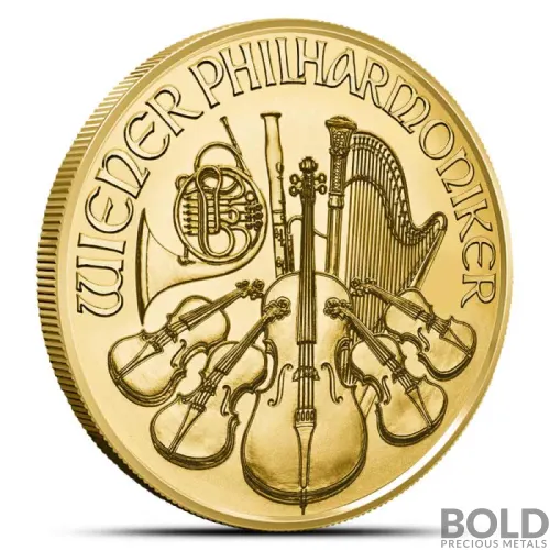 2024 1/2 oz Austrian Gold Philharmonic Coin (BU)