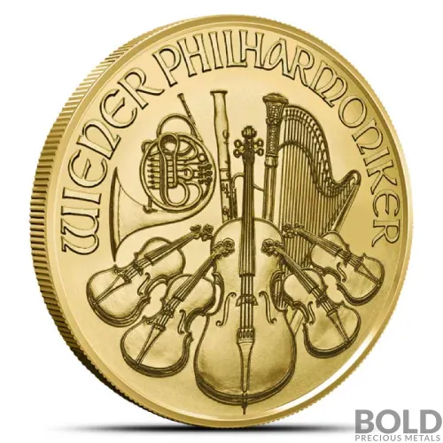 2024 1/10 oz Austrian Philharmonic Gold Coin (BU)
