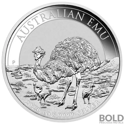 2023 1 oz Perth Emu Silver Coin (BU)