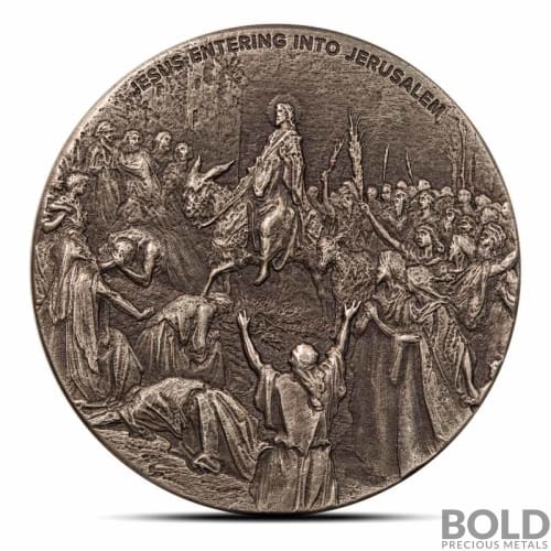 2023 2 oz Jesus Entering Jerusalem Biblical Series Silver Coin