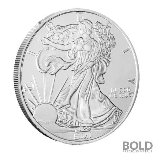 1 oz Sunshine Mint Walking Liberty Silver Round