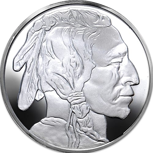 1 oz Highland Mint American Buffalo Silver Round | BOLD Precious Metals