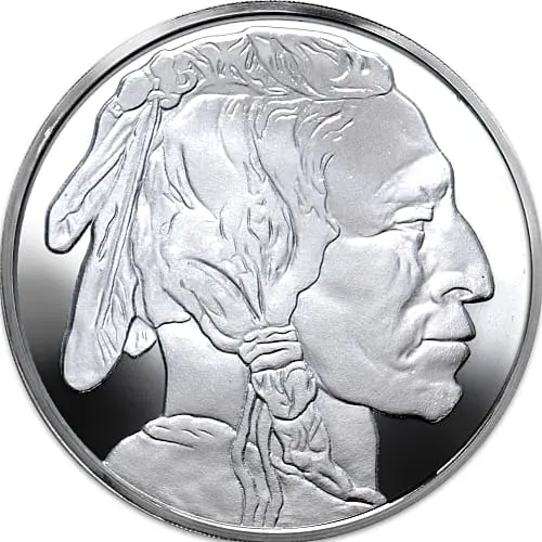 Silver 1 oz Buffalo Round (Highland Mint)