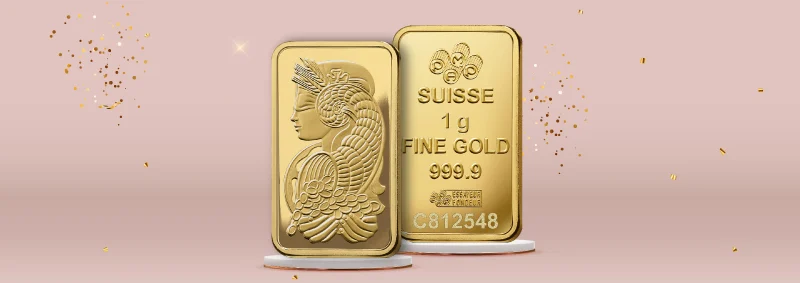 1 Gram PAMP Fortuna Gold Bar