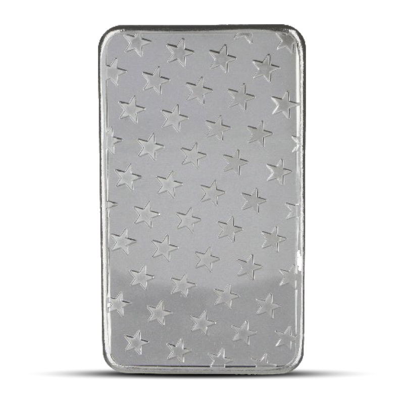 10 oz Flag Silver Bar (CNT Minting)