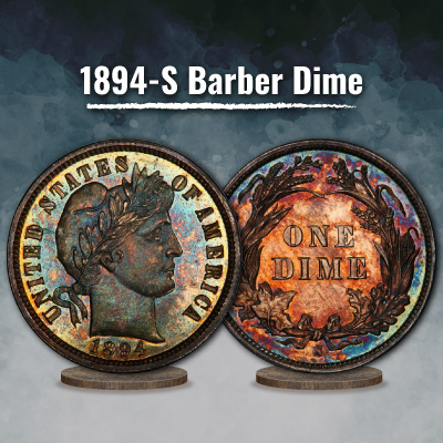 1894-S Barber Dime