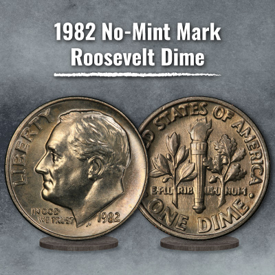 1982 No-Mint Mark Roosevelt Dime