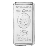 2023 250 Gram St. Helena The Queen's Virtues: Victory Silver Coin Bar (BU)