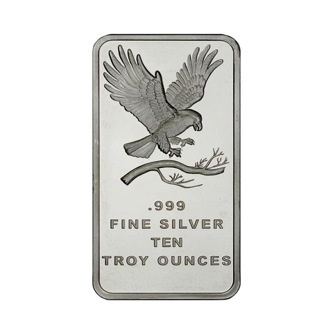 10 oz Eagle Silver Bar (SilverTowne)