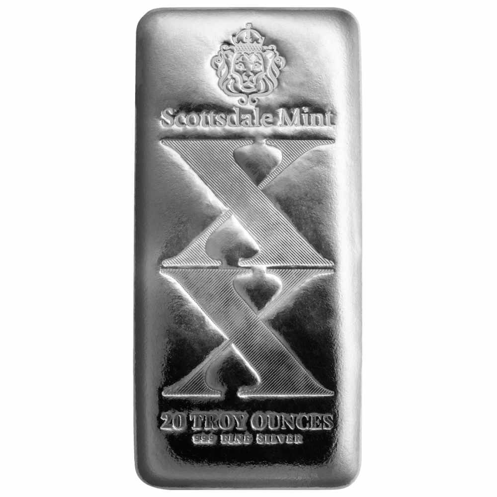 20 oz Scottsdale Imperium Collection XX Silver Bar | eBay