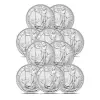 1 oz British Silver Britannia Coin (BU, Random Year, Lot of 10)