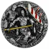 2022 Silver 2 oz Niue Sir Lancelot Antiqued High Relief