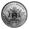 2022 Silver 1 oz Antigua & Barbuda Coat of Arms Coin BU
