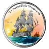 2022 Silver 1 oz EC8 St Vincent Grenadines War Ship Coin Proof (Colored)