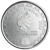 2022 1 oz Tokelau AI Apocalypse Komodo Dragon Silver Coin (Prooflike)