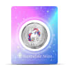 2024 1 oz Fiji Unicorn Blossom Silver Coin (Rainbow Color)