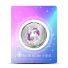 2024 1 oz Fiji Unicorn Veloria Silver Coin (Pink & Purple Color)