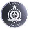 2023 Silver 1 oz Niue Shamrock Lucky Clover BU