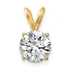 14ky-2ct-8-0mm-round-d-e-f-pure-light-moissanite-solitaire-pendant