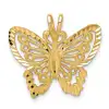 14k-brushed-diamond-cut-butterfly-pendant