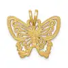 14k-brushed-diamond-cut-butterfly-pendant