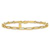 14k-polished-fancy-paperclip-link-bracelet