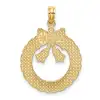 14k-satin-polished-christmas-wreath-charm