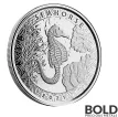 2021 Samoa Seahorse 1 oz Silver BU
